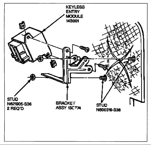 1995 Lincoln Town Car Climate Control Module